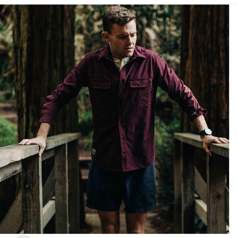 Taylor Stitch - The Over Shirt in Wine (NWOT)
